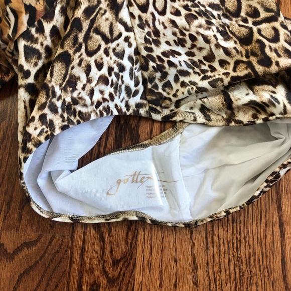NWT Gottex Leopard One Piece Swimsuit - Picture 7 of 8